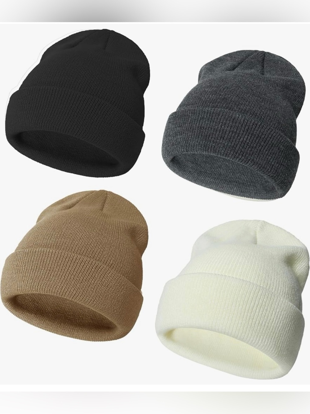 ENBAOHUI Baby Beanie Hat Newborn Winter Warm Knit Hat Kids Soft Beanie Cap